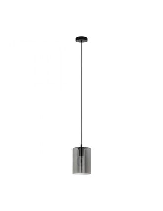 Eglo Eglo - Isla De Cocina Suspendida Cadaques En Cristal Cilindro Ahumado Con 1xe27 &Oslash;16 Cm