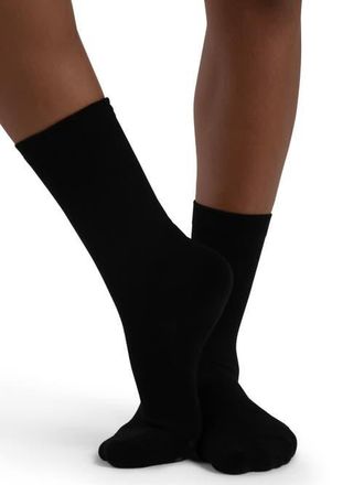 Capezio Lifeknit Calf Length Sox in Black at Nordstrom, Size Xx-Large