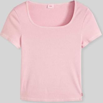 Levi's Slim Fit T-Shirt in Rosa, Gr&ouml;&szlig;e XS