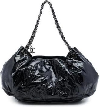 Chanel Borsa Pre-owned in Pelle Verniciata - - Pre-owned - Donna - Nero - ONE SIZE