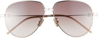 Givenchy GV Speed Gradient Pilot Sunglasses in Gld/brng at Nordstrom Rack