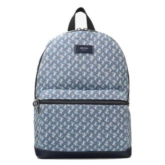 Jimmy Choo London Wilmer Denim JC Monogram Backpack