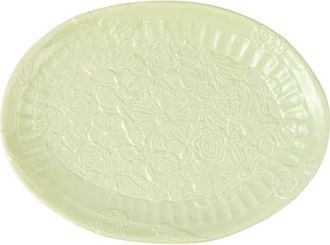Vietri Pietra Fiori Oval Platter in Green at Nordstrom