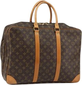 Louis Vuitton Pre-owned Weekend Bags, female, Brown, Size: ONE SIZE Pre-owned Canvas Weekend Bag