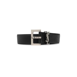 Saint Laurent Heren, Accessoires, Zwart, Maat: 90 CM Leer