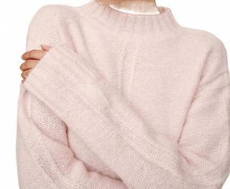 Bella Dahl Cozy Sweater In Cherry Blossom