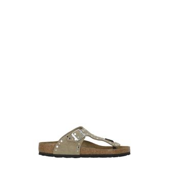 Birkenstock Flip Flops, female, Beige, Size: 11 US Gizeh Rivet Regular Fit