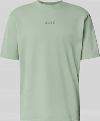 HUGO BOSS Regular Fit T-Shirt aus reiner Baumwolle Modell TEE 10 in Mint, Gr&ouml;&szlig;e XXXL