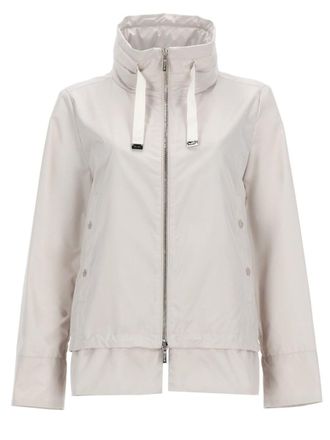 Moorer Sinia-Wk Boxy Cropped Layered Jacket