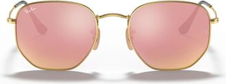 Ray-Ban Sunglasses Rb3548 N 001/Z2 Hexagonal Gold/Bronze Unisex