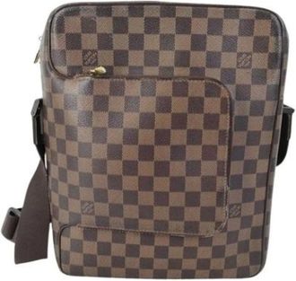 Louis Vuitton Borsa a spalla vintage Damier Ebene Pre-owned - - Pre-owned - Uomo - Marrone - ONE SIZE