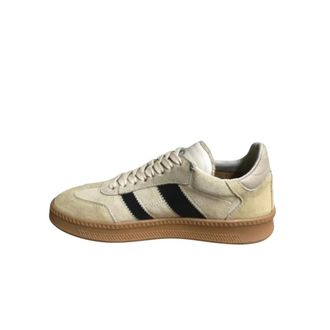 Hip H1090 Sneakers - Dames - Schoenen - Beige - Maat: 40 EU Leer