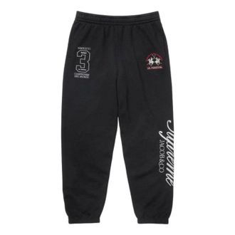 SUPREME x La Martina SS26 Sweatpant Black SUP-SS26-315-BLK