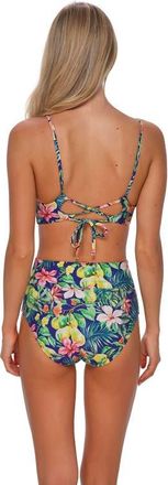 Sunsets Hannah High Waist Bikini Swim Bottoms in Seaside Harvest at Nordstrom, Size X-Large