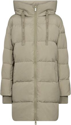 Mos Mosh Avon Donsjack in Mosgrijs - Dames - Parka Jassen - Grijs - S - Jassen