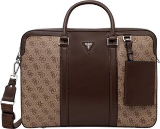 Guess Milano Laptoptas - Heren - Laptoptassen - Bruin - ONE Size - Tassen