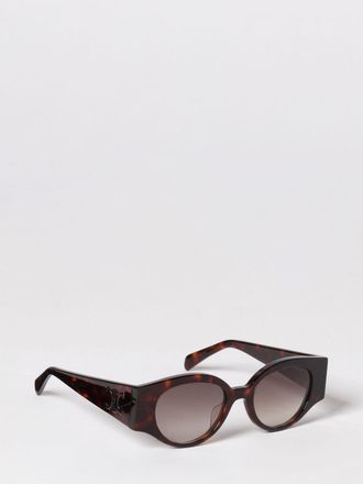 Celine Occhiali da sole in acetato zebrato