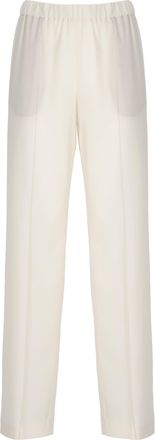 Fabiana Filippi Ivory Light Point Detail Pants