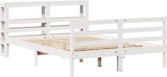 vidaXL Vidaxl - Estructura De Cama Sin Colch&oacute;n Madera Maciza De Pino 160x200 Cm