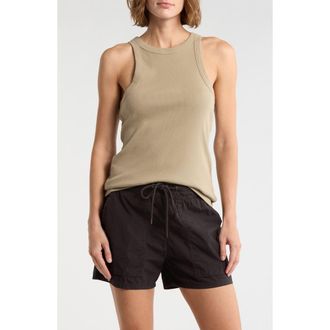 James Perse Ribbed Knit Tank in Overcast at Nordstrom Rack, Size 1