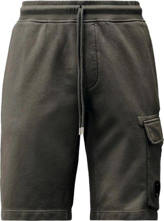 C.P. Company Donkergrijze Cargo Shorts Revolutioneren Casual Stijl - Heren - Korte Broeken - Grijs - L - Katoen - Korte Broeken