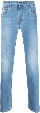 Fay light-wash skinny jeans - men - Cotton/Elastane/Elastomultiester - 40 - Blue