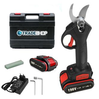 Trade Shop Trade Shop - Bater&iacute;a Podar Tijeras Tijeras De Tijeras Ramificaciones 24v Inal&aacute;mbricas 2 Bater&iacute;as De 1.0ah