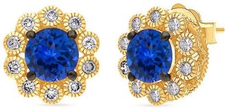 Le Vian Ladies Semi-Precious Stud Earrings set in 14K Honey Gold LABV 79