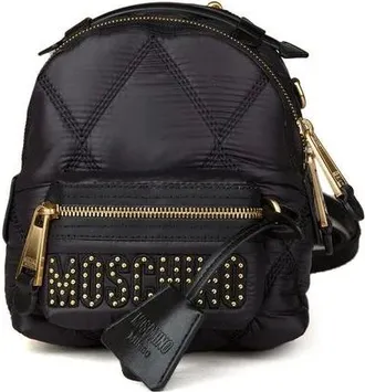 Moschino Tassen, Dames, Zwart, ONE Size, Nylon, Nylon Rugzak