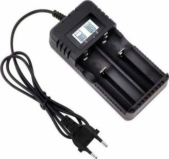OEM Cargador De Bater&iacute;as 18650, Cargador Universal, Carga R&aacute;pida Inteligente, Cabezal De 2 Ranuras Con Pantalla Lcd, Compatible Con Una Variedad De Bater&iacute;