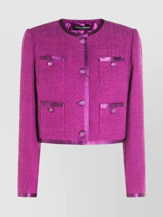 Dolce & Gabbana silk tweed jacket