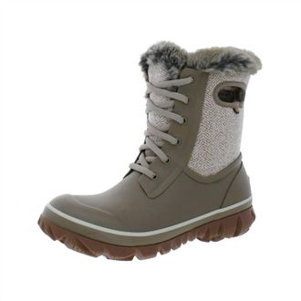 Bogs Womens Arcata Cozy Winter Boots In Taupe