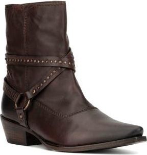 Vintage Foundry Co. Alissa Harness Leather Boot in Brown at Nordstrom Rack, Size 8