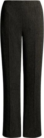 Alberta Ferretti Pantaloni dritti in viscosa - - Trousers - Donna - Grigio - L