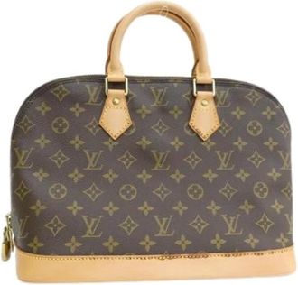 Louis Vuitton Pre-owned Handbags, female, Brown, Size: ONE SIZE Pre-owned Vintage Monogram Canvas Handbag