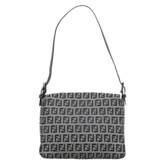 Fendi Pre-owned Vintage Schoudertas - Dames - Pre-owned - Blauw - Maat: ONE Size Leer