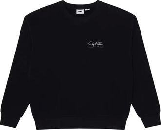 Obey Heren, Sweatshirts & Hoodies, Zwart, Maat: M Katoen