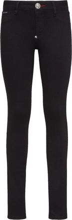 Philipp Plein Angel Jeggings - Dames - Skinny Jeans - Zwart - W28 - Katoen - Jeans