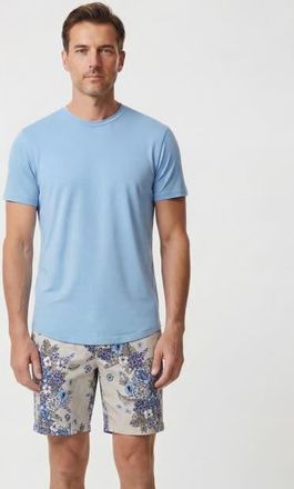 Lords of Harlech Clumped Floral Mens Flat Front Short in Clumped Floral Natural at Nordstrom, Size 33