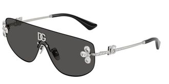 Dolce & Gabbana DG2333B 05/87 Womens Sunglasses Silver Size 138