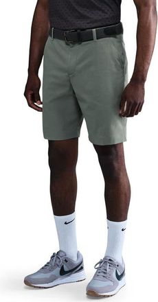 Nike Dri-FIT 8-Inch Water Repellent Chino Golf Shorts in Clay Green at Nordstrom, Size 36