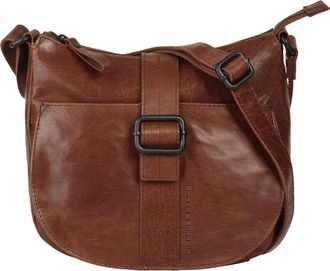 Spikes & Sparrow Umh&auml;ngetasche SPIKES & SPARROW, Damen, Gr. B/H/T: 26cm x 23cm x 11cm onesize, cognac, Leder, leicht gl&auml;nzend, unifarben, Taschen Umh&auml;ngetasche, echt L