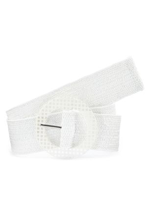 Lascana Tailleng&uuml;rtel LASCANA Stretchg&uuml;rtel, Bauchg&uuml;rtel, Damen, Gr. 100, weiss (wei&szlig;), Kunstfaser, G&uuml;rtel Tailleng&uuml;rtel, mit Shaping-Effekt, f&uuml;r Kleid & Over