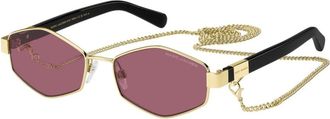 Marc Jacobs Marc 496/S Y11(Vc) - Dames - Zonnebrillen - Geel - 55 MM - Accessoires