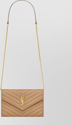 Saint Laurent cassandre envelope lambskin crossbody bag