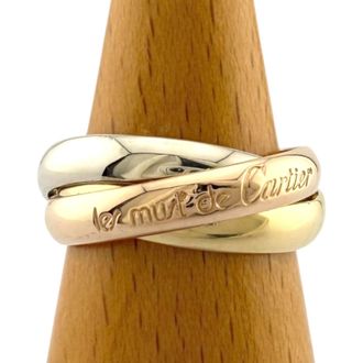 Cartier Gold Silver Pink Gold Yellow Gold (18K) Pink Gold (18K) White Gold (18K) Band Ring (Pre-Owned)
