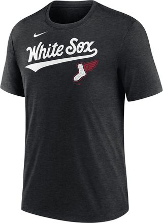 Nike Chicago White Sox City Connect Nike Mens MLB T-Shirt in Black | NJFD00HRX-HRM