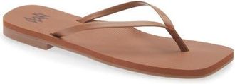 Malvados Lola Square Toe Flip-Flop in Sienna at Nordstrom, Size 10