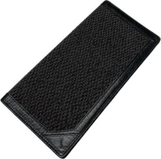 Saint Laurent Pre-owned Lederen Portemonnee - Dames - Vintage Accessoires - Zwart - ONE Size - Leer - Vintage