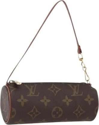 Louis Vuitton Pre-owned Mini Bags, female, Brown, Size: ONE SIZE Pre-owned Monogram Canvas Pouch